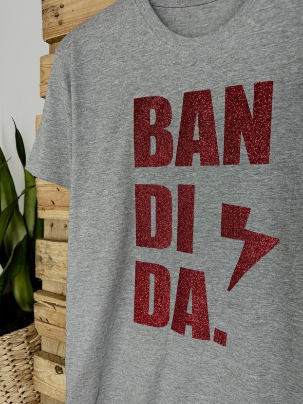 CAMISETA BANDIDA GRIS