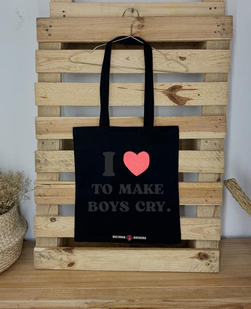 BOLSA I LOVE NEGRA