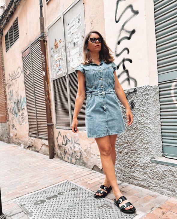 VESTIDO OJO FLECOS