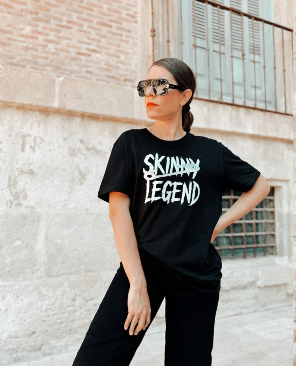 CAMISETA SKINNY LEGEND BLACK