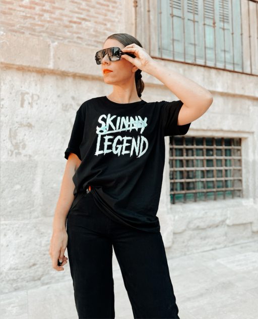 b3 CAMISETA SKINNY LEGEND BLACK
