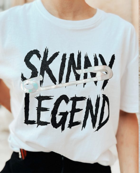 CAMISETA SKINNY LEGEND WHITE