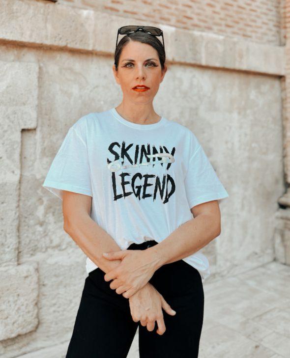 CAMISETA SKINNY LEGEND WHITE