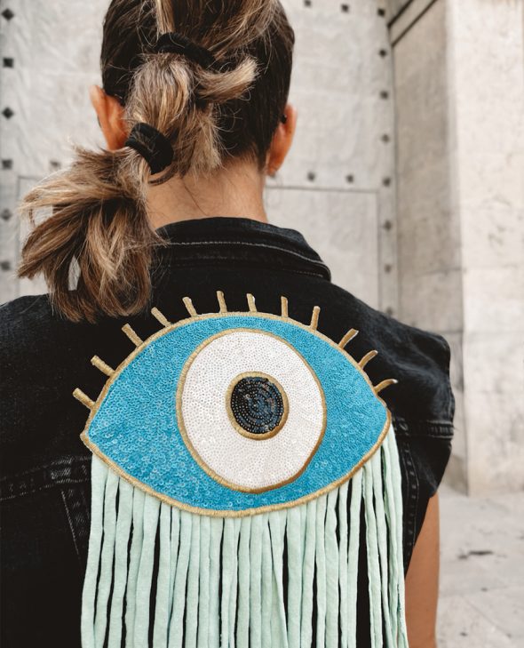 CHALECO OJO TURQUESA